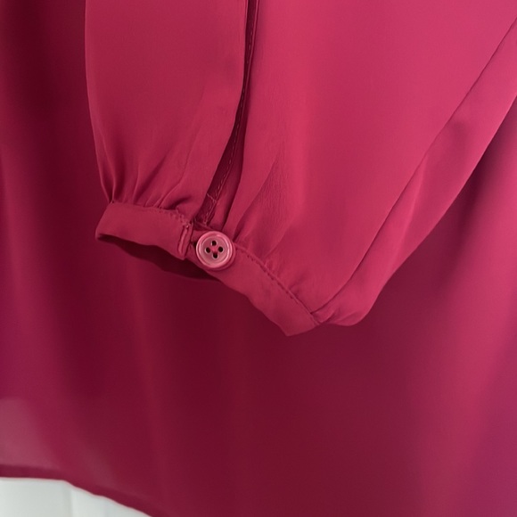 Magenta LOFT Blouse - Large Petite - Picture 2 of 3